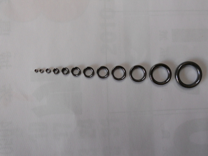 大きさ毎のSICリング