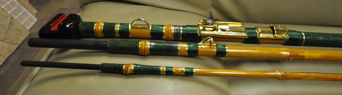 最終仕上げ前の和竿