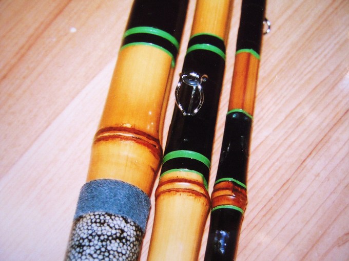 鮫皮張り太糸巻き