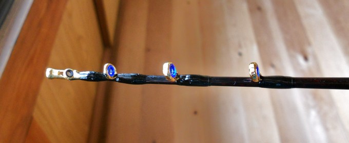 カワハギ竿ブルークリスタル、ヒルゴントップ使用