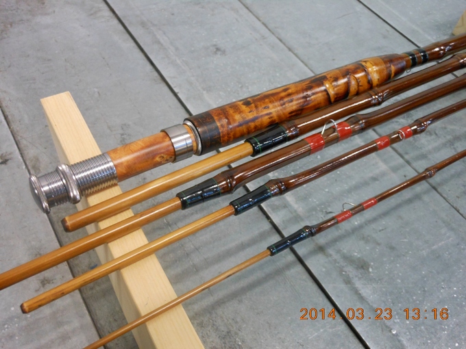横浜道楽工房5本継ぎフライ竿
