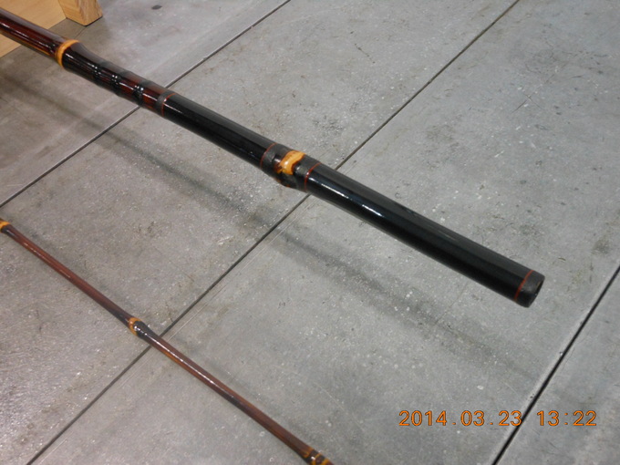 元野さん作竿